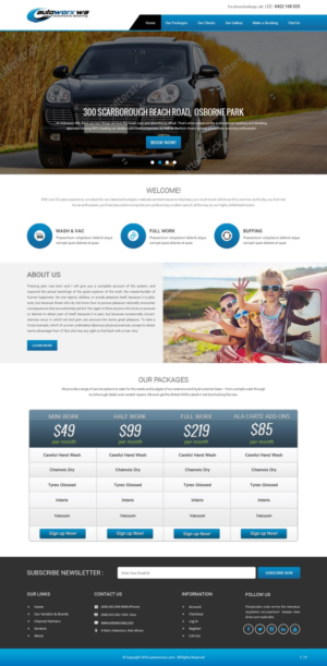 Design Wix par pb pour AutoWorx | Design : #12071770
