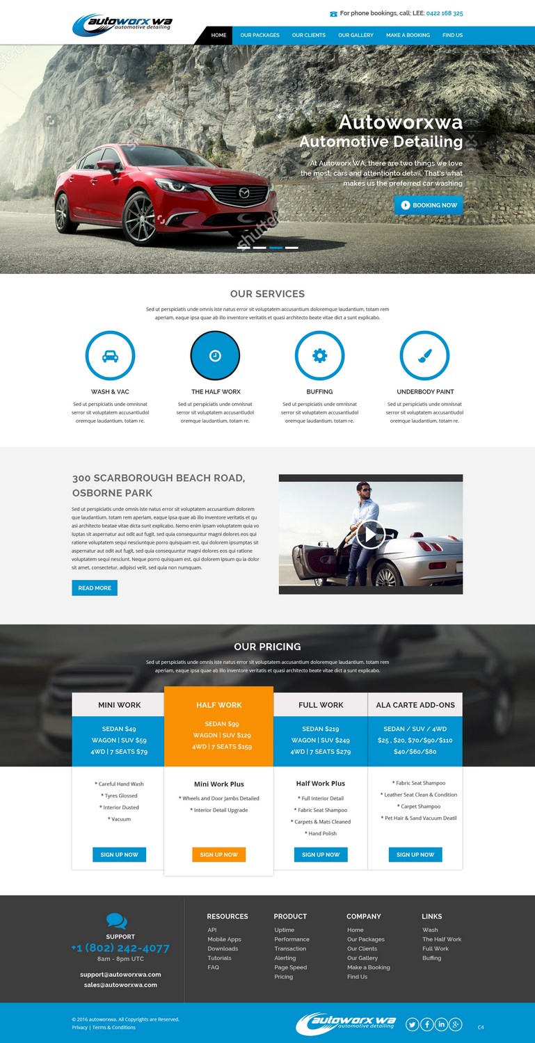Design Wix par pb pour AutoWorx | Design #12071779