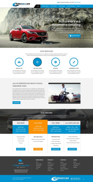 Design Wix par pb pour AutoWorx | Design : #12071779
