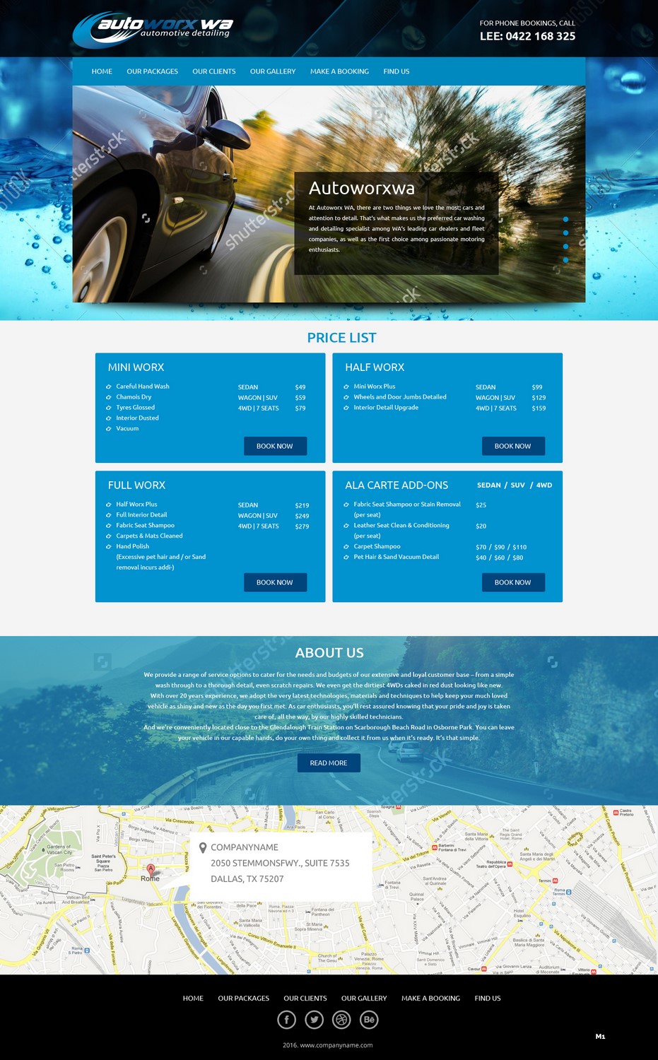 Design Wix par pb pour AutoWorx | Design #12074895