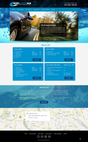 Design Wix par pb pour AutoWorx | Design : #12074895