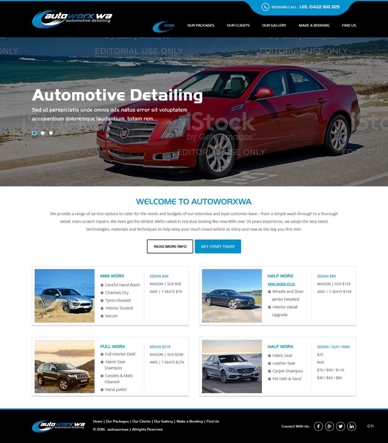 Wix-Design von pb für AutoWorx | Design #12074899