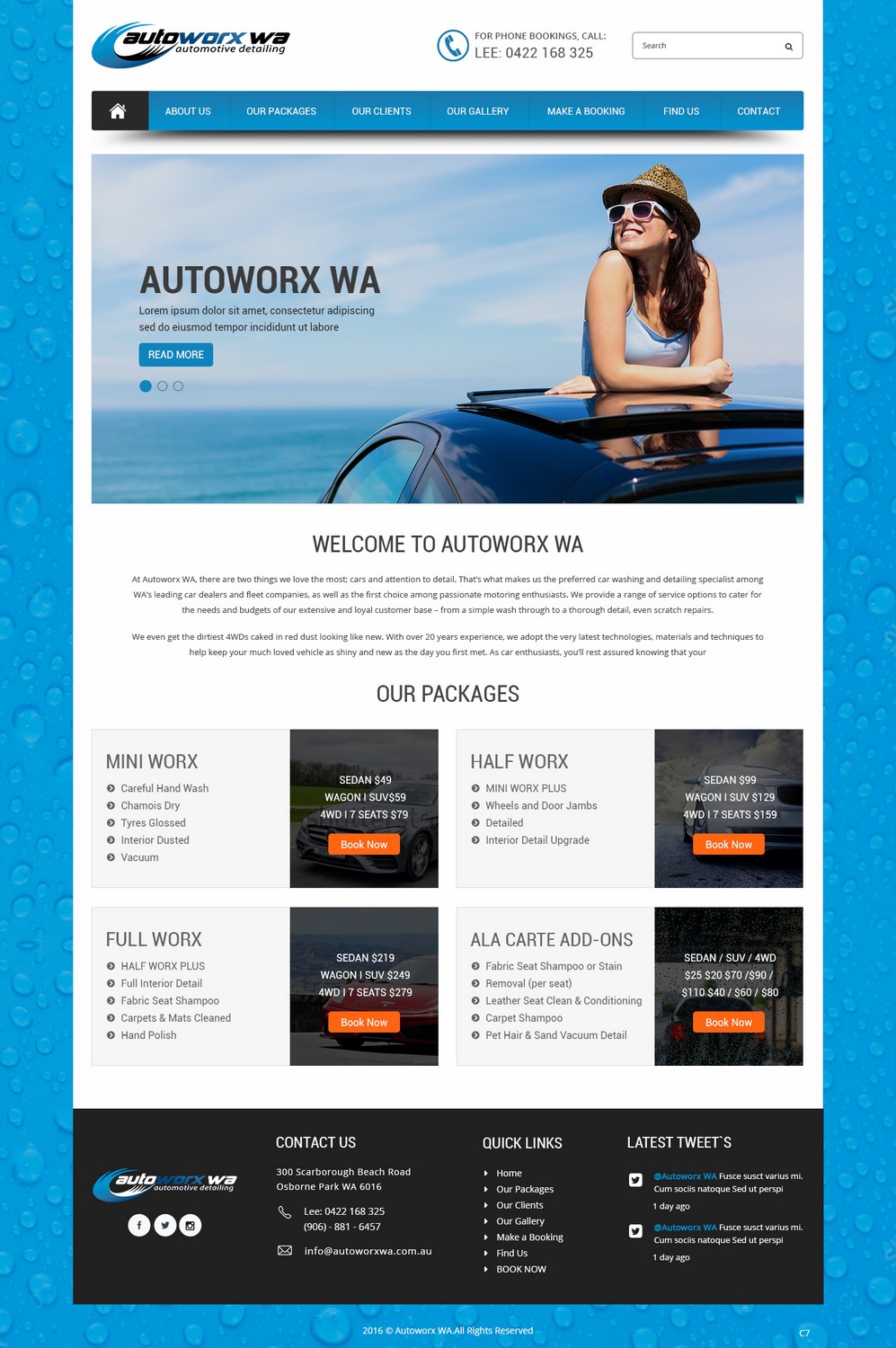 Design Wix par pb pour AutoWorx | Design #12074900