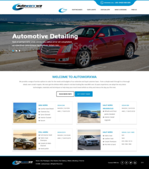 Design Wix par pb pour AutoWorx | Design : #12074903