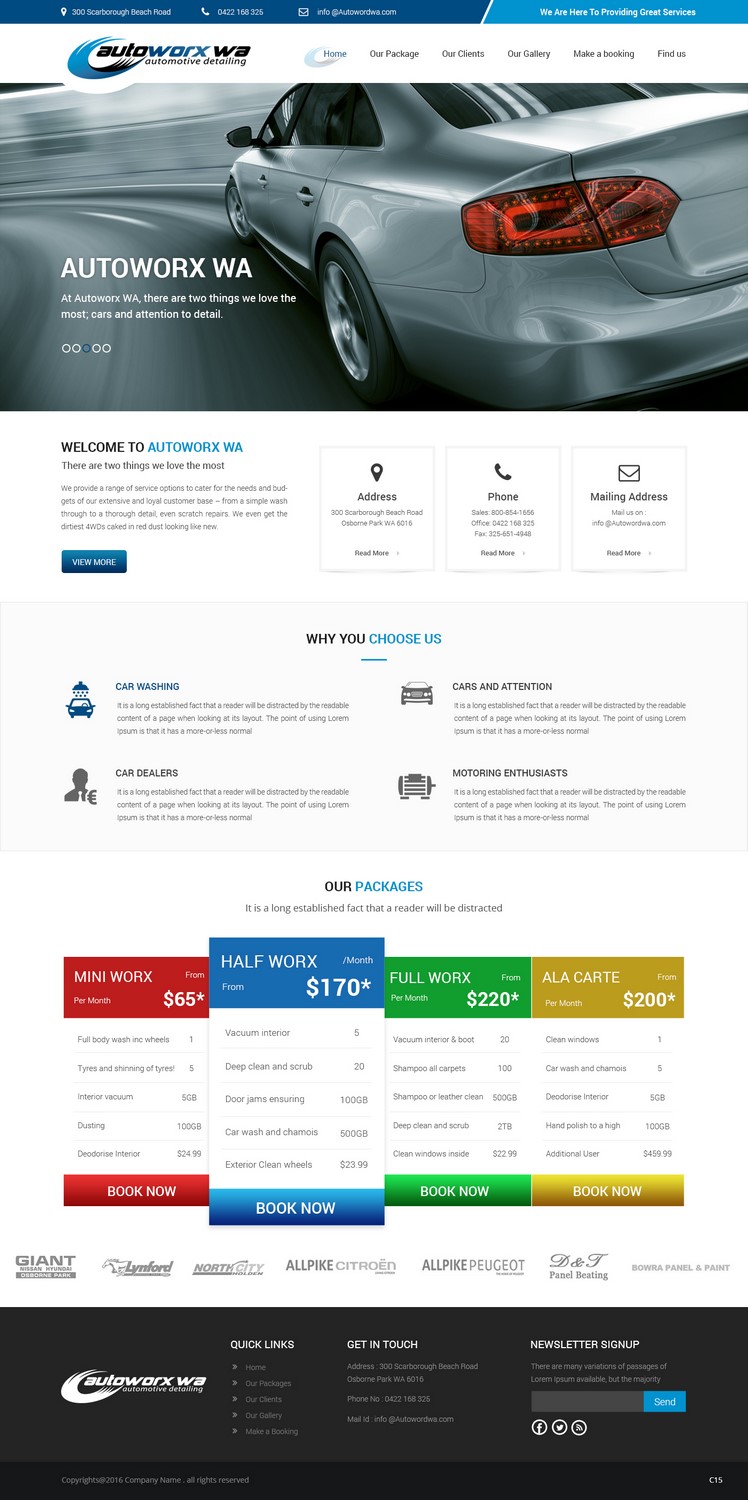 Wix Design by pb for AutoWorx | Design #12074904