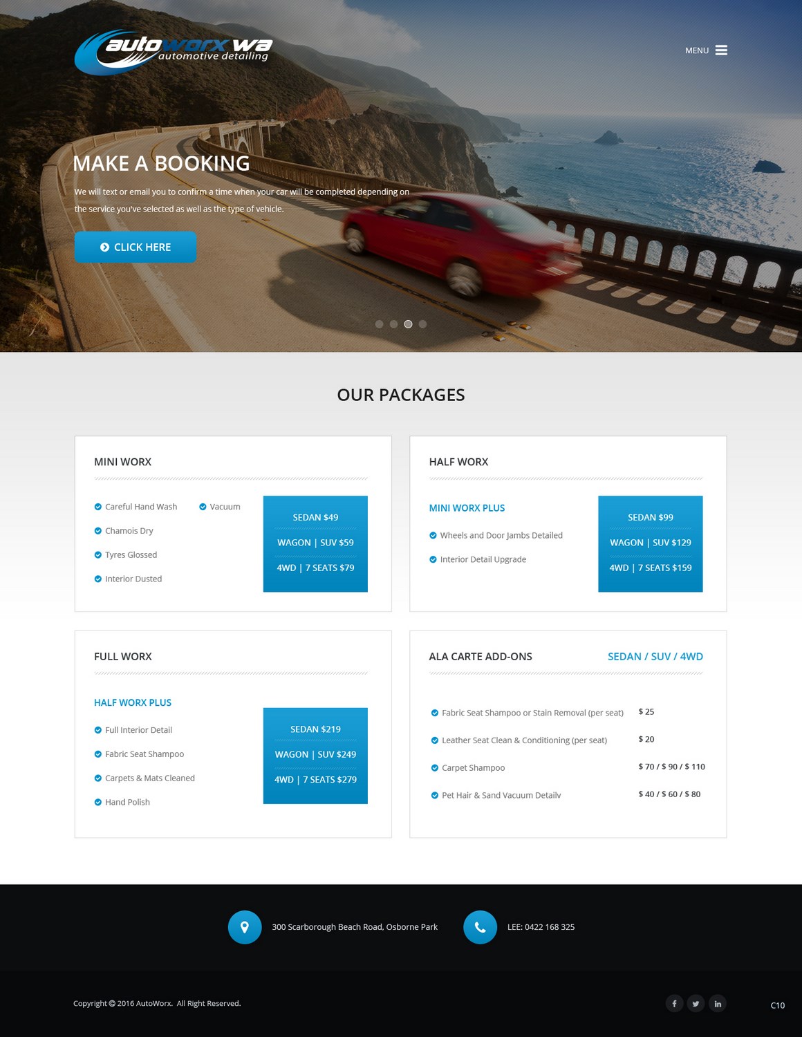 Wix Design by pb for AutoWorx | Design #12080152
