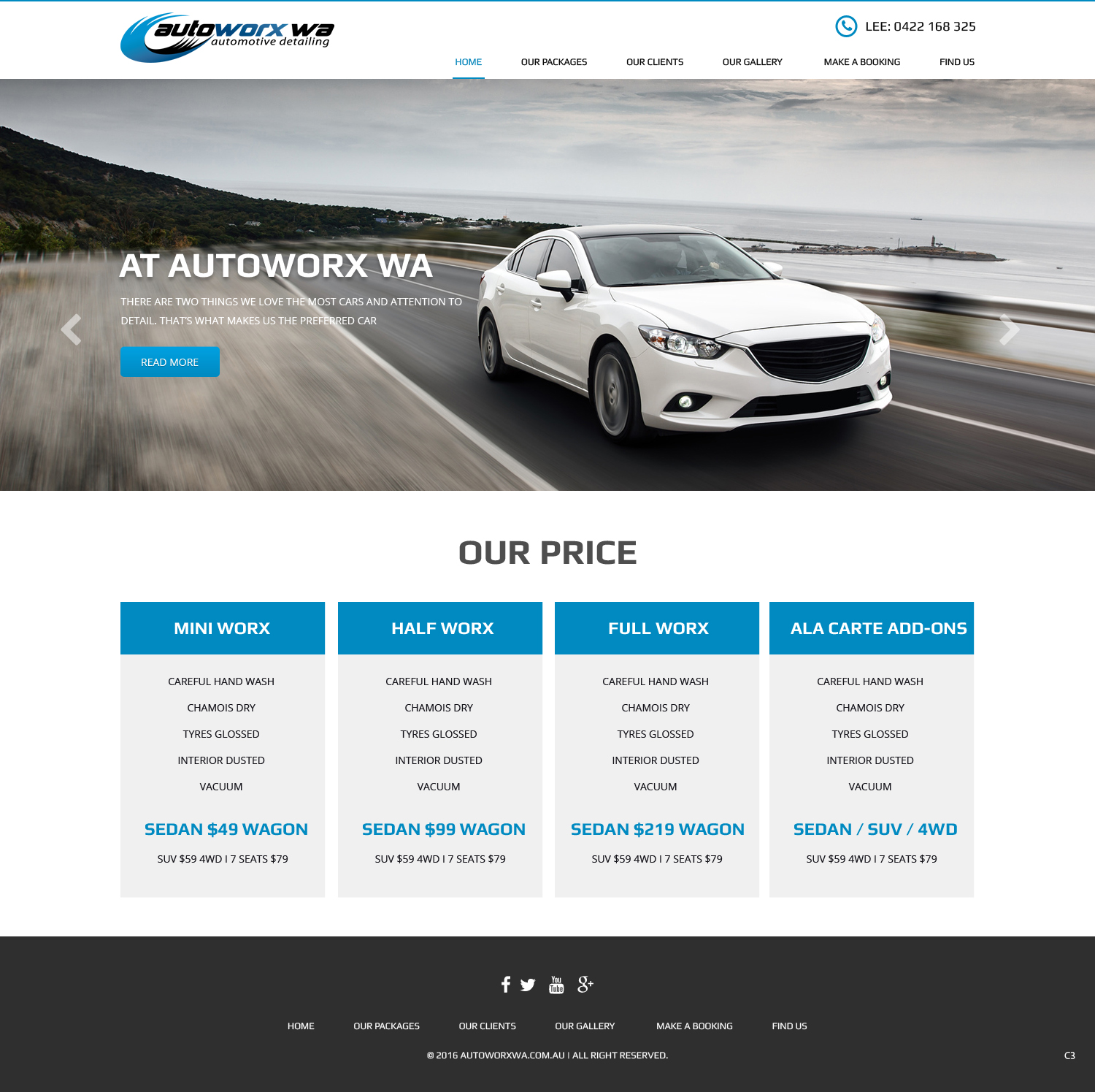 Wix-Design von pb für AutoWorx | Design #12080153