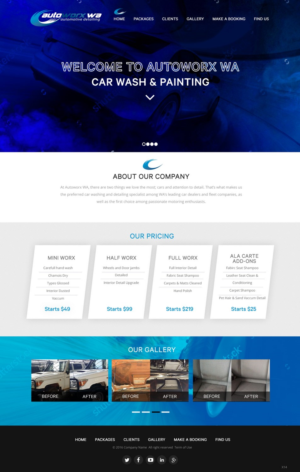 Design Wix par pb pour AutoWorx | Design : #12080154
