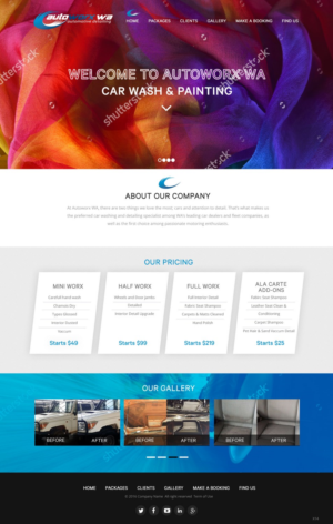 Design Wix par pb pour AutoWorx | Design : #12080156