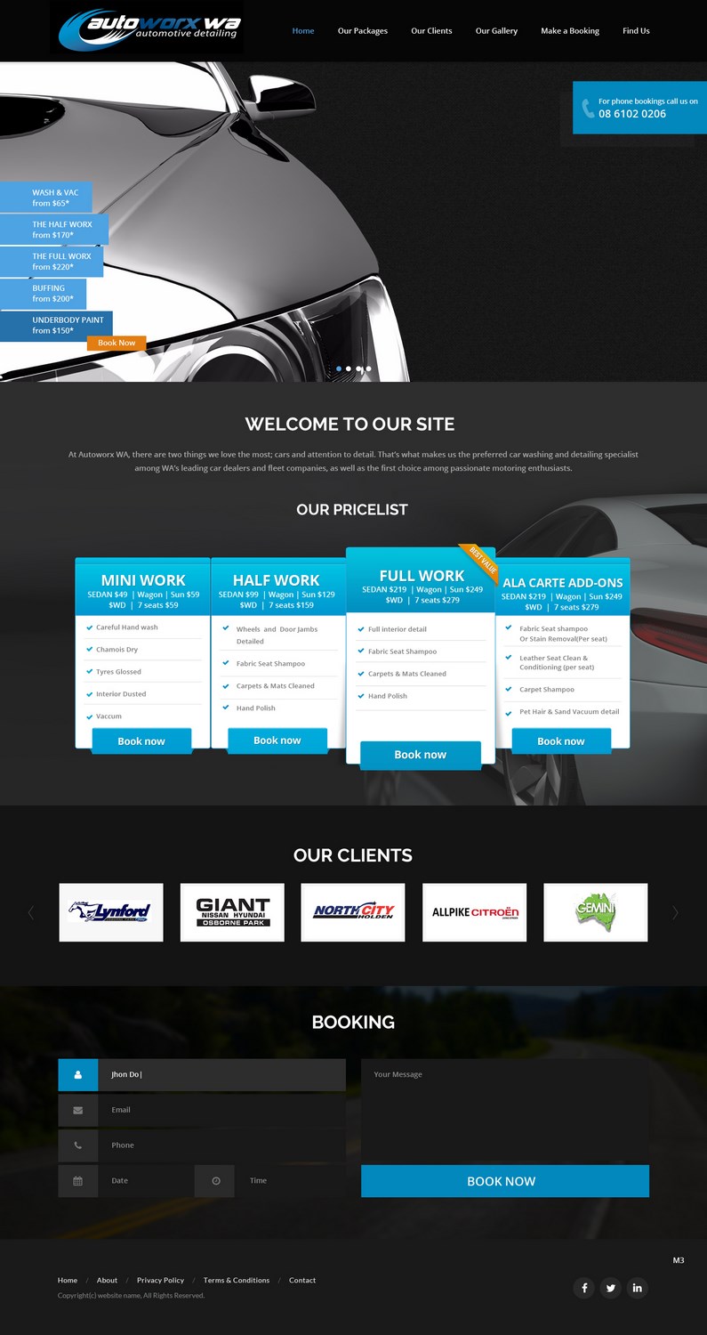 Wix Design by pb for AutoWorx | Design #12131550