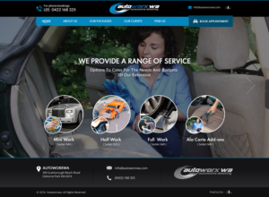 Diseño Wix por Sbss para AutoWorx | Diseño: #12062290