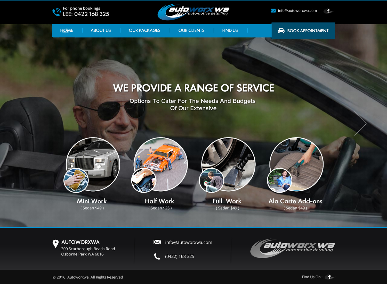Design Wix par Sbss pour AutoWorx | Design #12062293