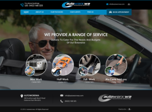 Design Wix par Sbss pour AutoWorx | Design : #12062293