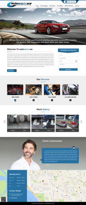 Design Wix par Sbss pour AutoWorx | Design : #12064005