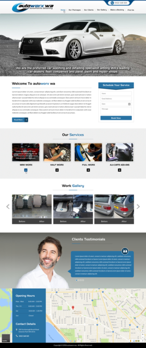 Design Wix par Sbss pour AutoWorx | Design : #12064008