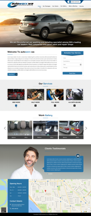 Design Wix par Sbss pour AutoWorx | Design : #12064009