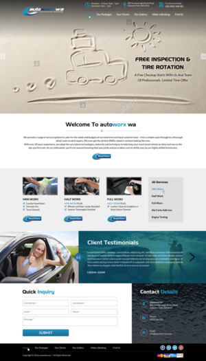 Diseño Wix por Sbss para AutoWorx | Diseño: #12118210