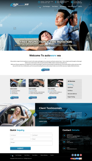 Diseño Wix por Sbss para AutoWorx | Diseño: #12118211