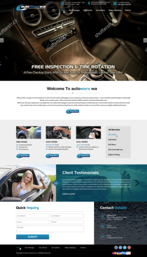 Diseño Wix por Sbss para AutoWorx | Diseño: #12118213