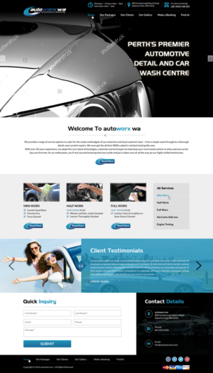 Diseño Wix por Sbss para AutoWorx | Diseño: #12250014