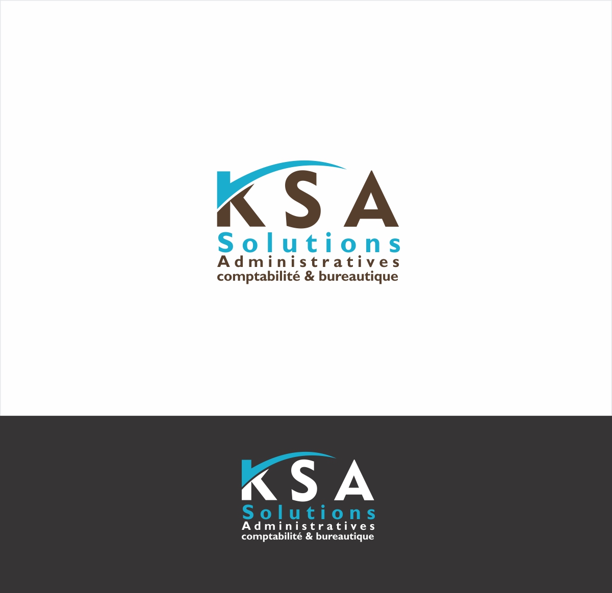 Logo Design by Studesign for KSA Solutions administratives | Design #12093797