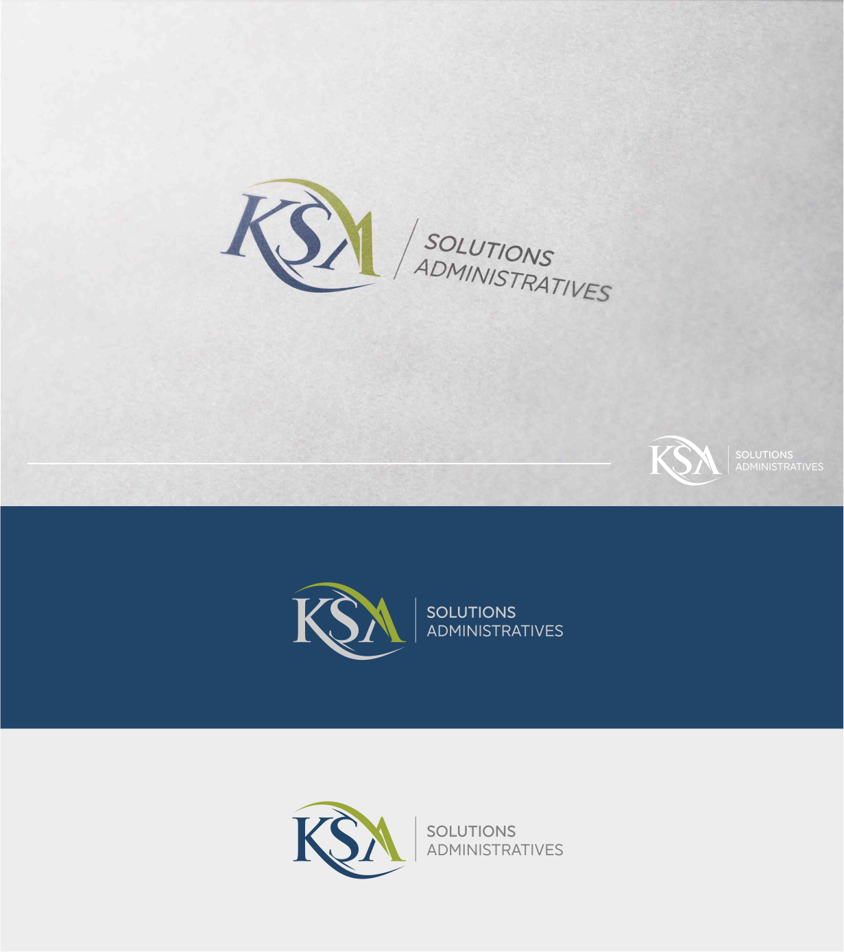 Logo-Design von artswolf für KSA Solutions administratives | Design #12144352