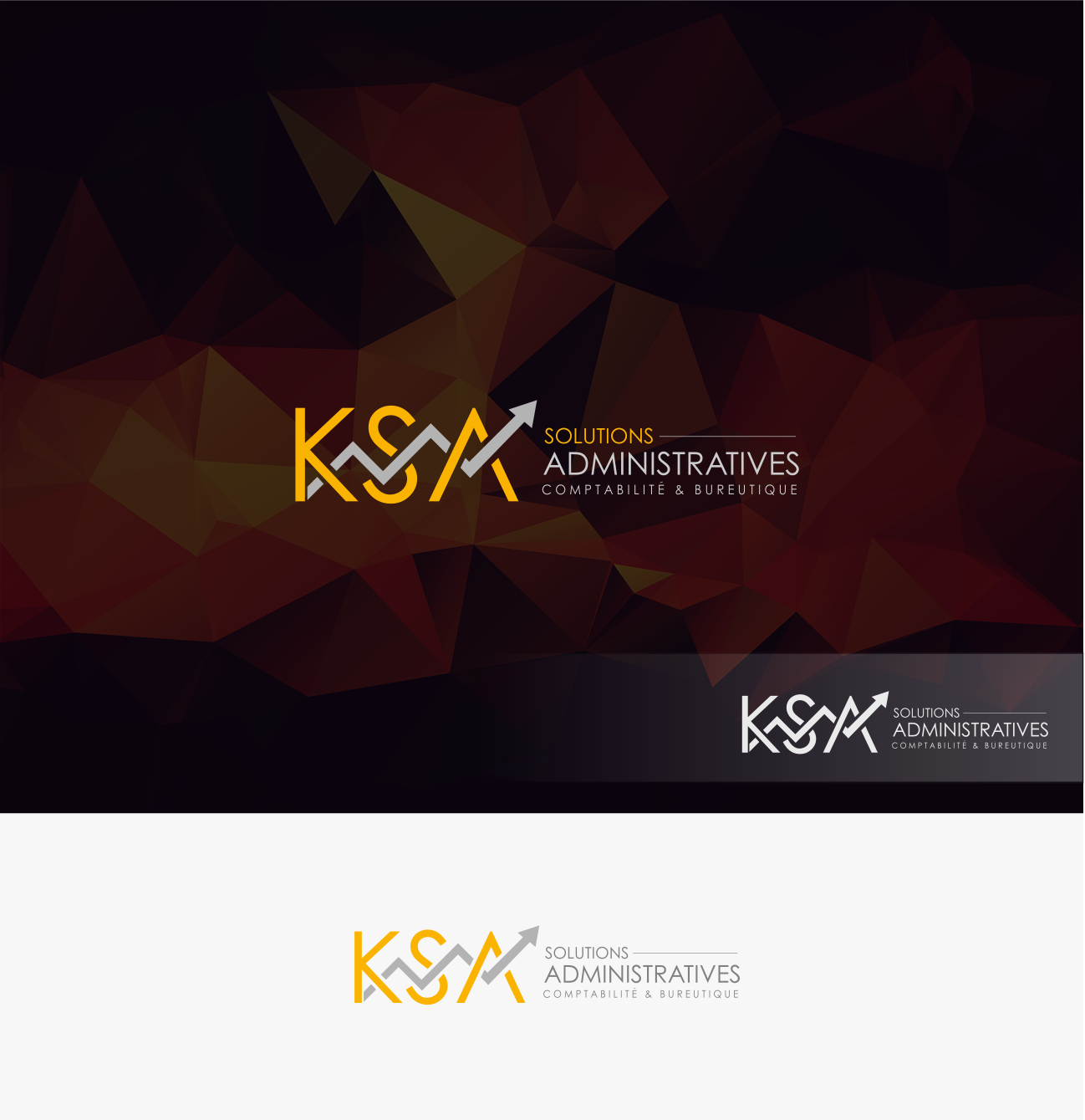 Logo Design by artswolf for KSA Solutions administratives | Design #12144534