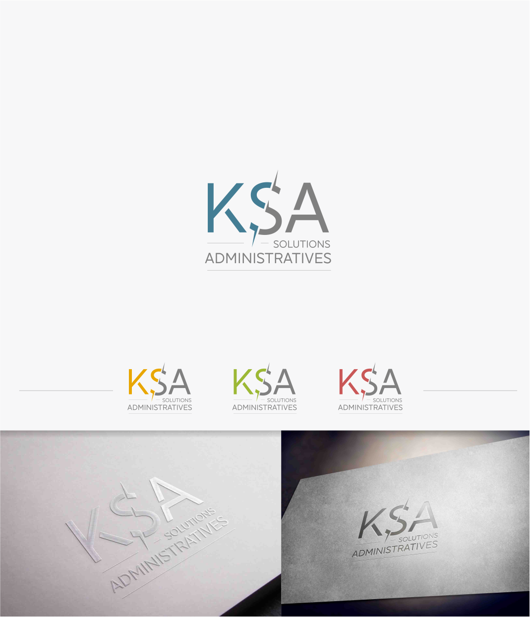 Logo Design by artswolf for KSA Solutions administratives | Design #12144871