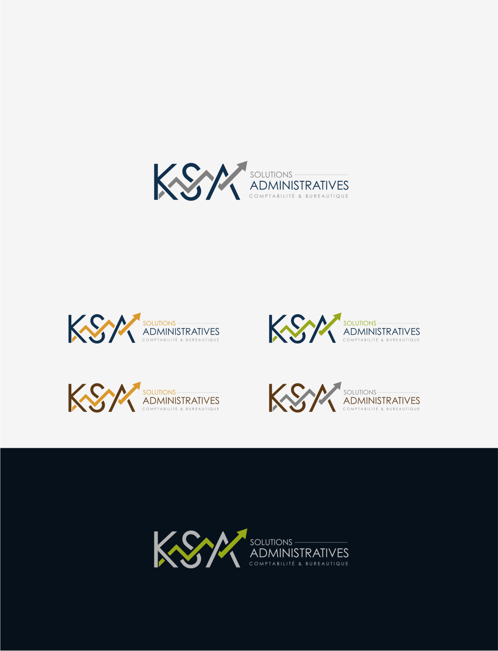 Logo Design by artswolf for KSA Solutions administratives | Design #12189803