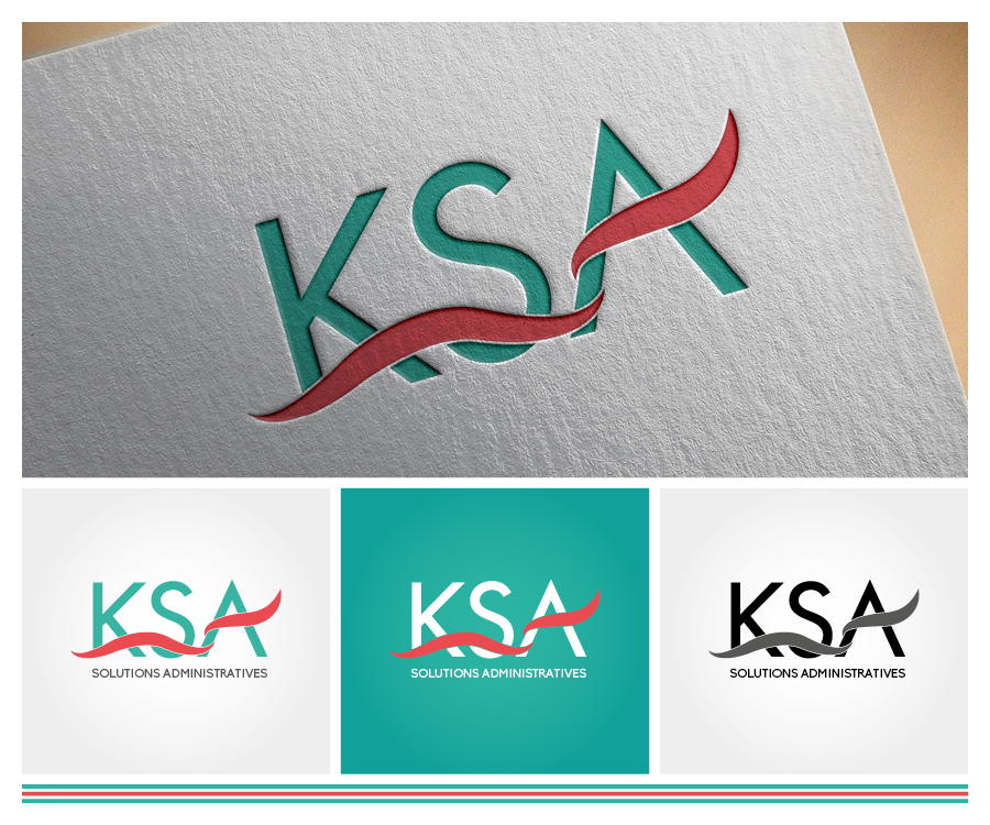 Logo Design by Phoenix Dragon for KSA Solutions administratives | Design #12097447