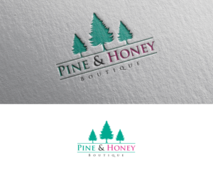 Pine and Honey Boutique | Logo Design by pixelgrapix
