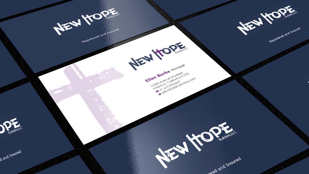 Business Card Design by AZ for New Hope Builders | Design #2382266