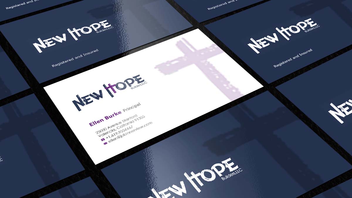 Business Card Design by AZ for New Hope Builders | Design #2382297