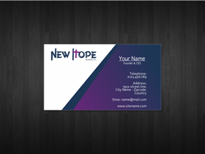 Visitenkarten-Design von SE7EN für New Hope Builders | Design: #2402537