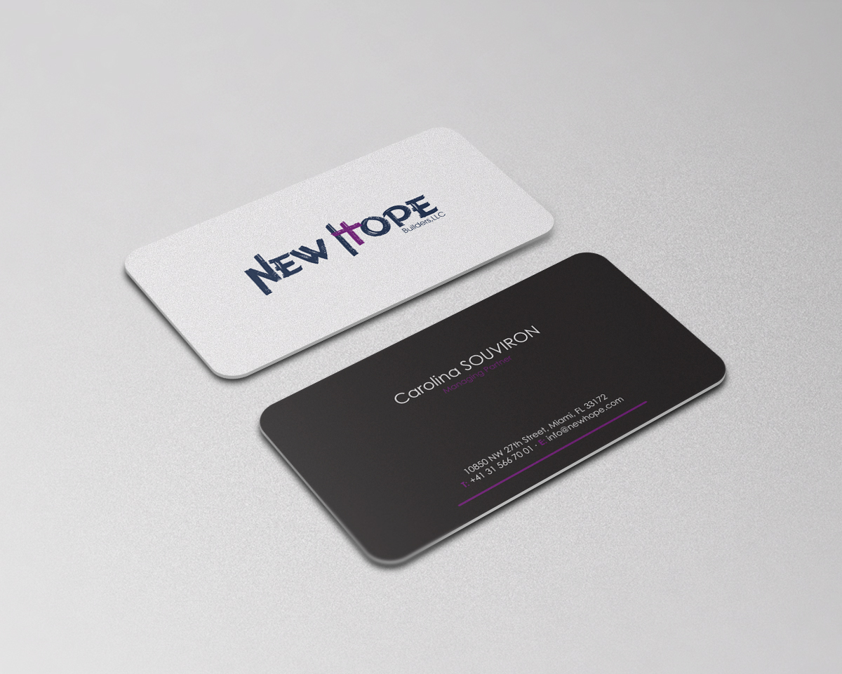 Business Card Design by logodentity for New Hope Builders | Design #2377208