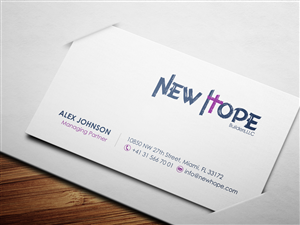 New Hope Builders Business Card | Business Card Design by logodentity