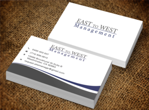 Design de Carte de Visite par Pixi Dust pour East to West Management, Inc. | Design : #12061485