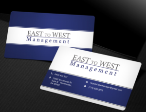 Design de Carte de Visite par Pixi Dust pour East to West Management, Inc. | Design : #12061514