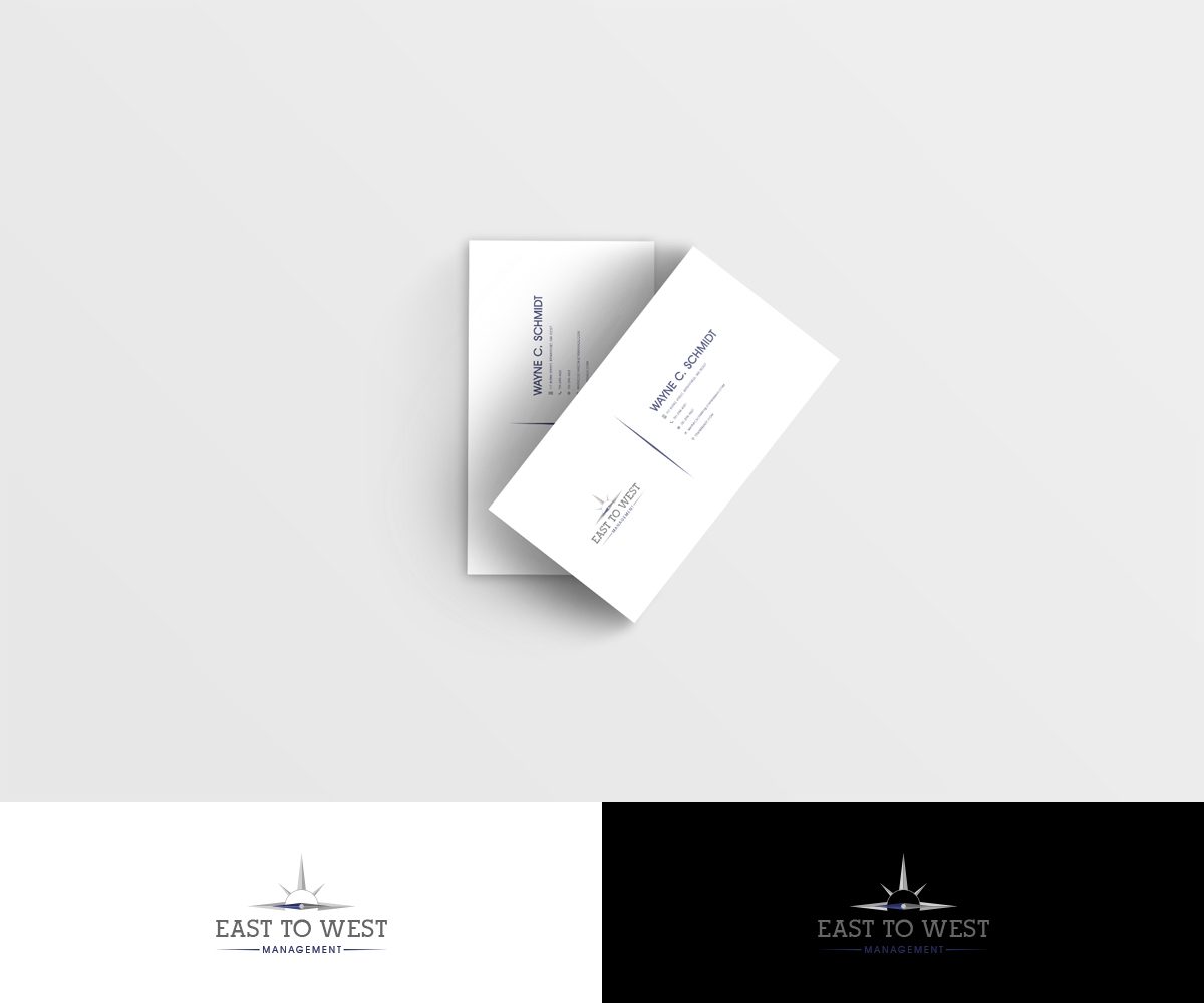 Visitenkarten-Design von Chronos für East to West Management, Inc. | Design #12133697