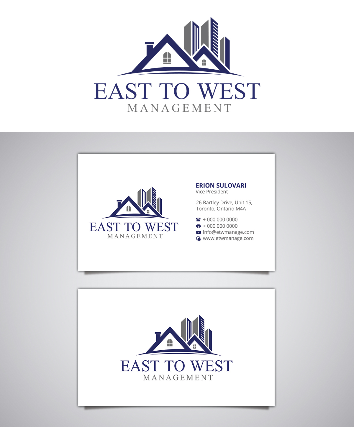 Business Card Design by Stylez Designz for East to West Management, Inc. | Design #12148812