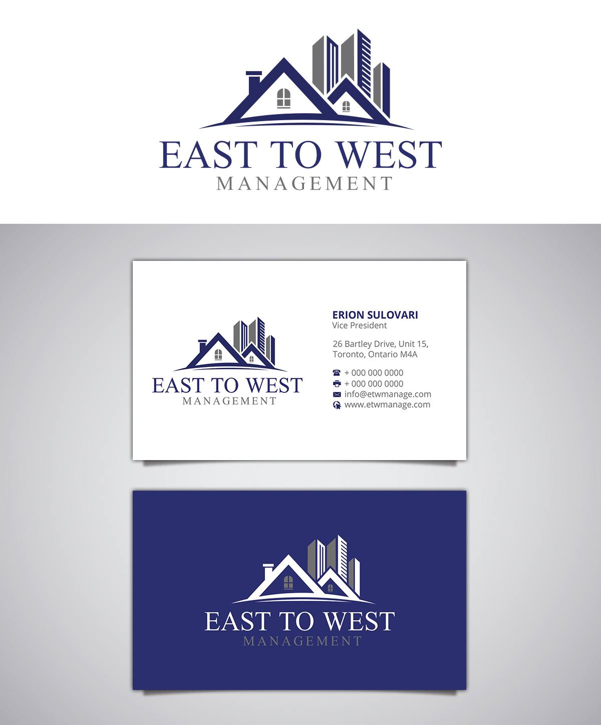 Business Card Design by Stylez Designz for East to West Management, Inc. | Design #12148816