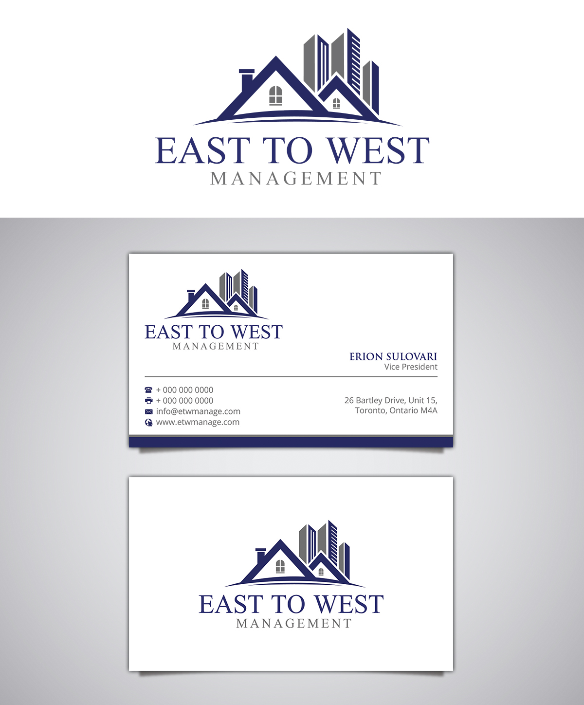 Business Card Design by Stylez Designz for East to West Management, Inc. | Design #12148828