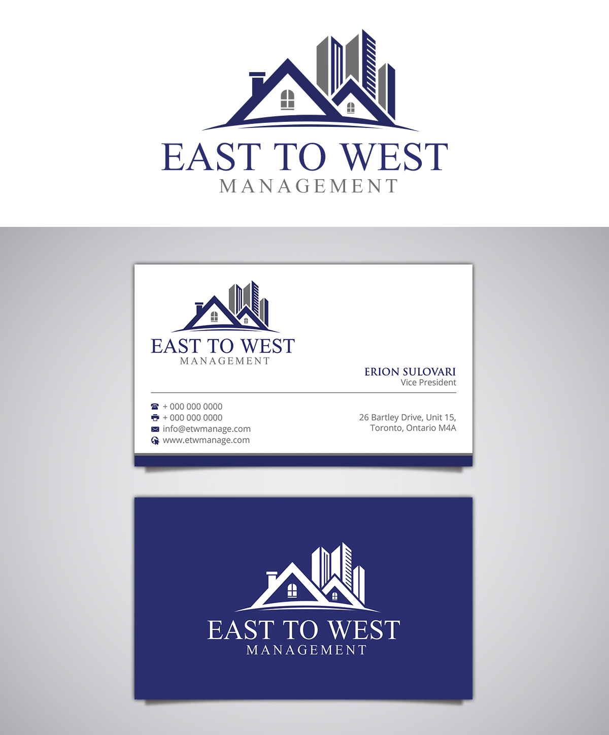 Design de Carte de Visite par Stylez Designz pour East to West Management, Inc. | Design #12148831