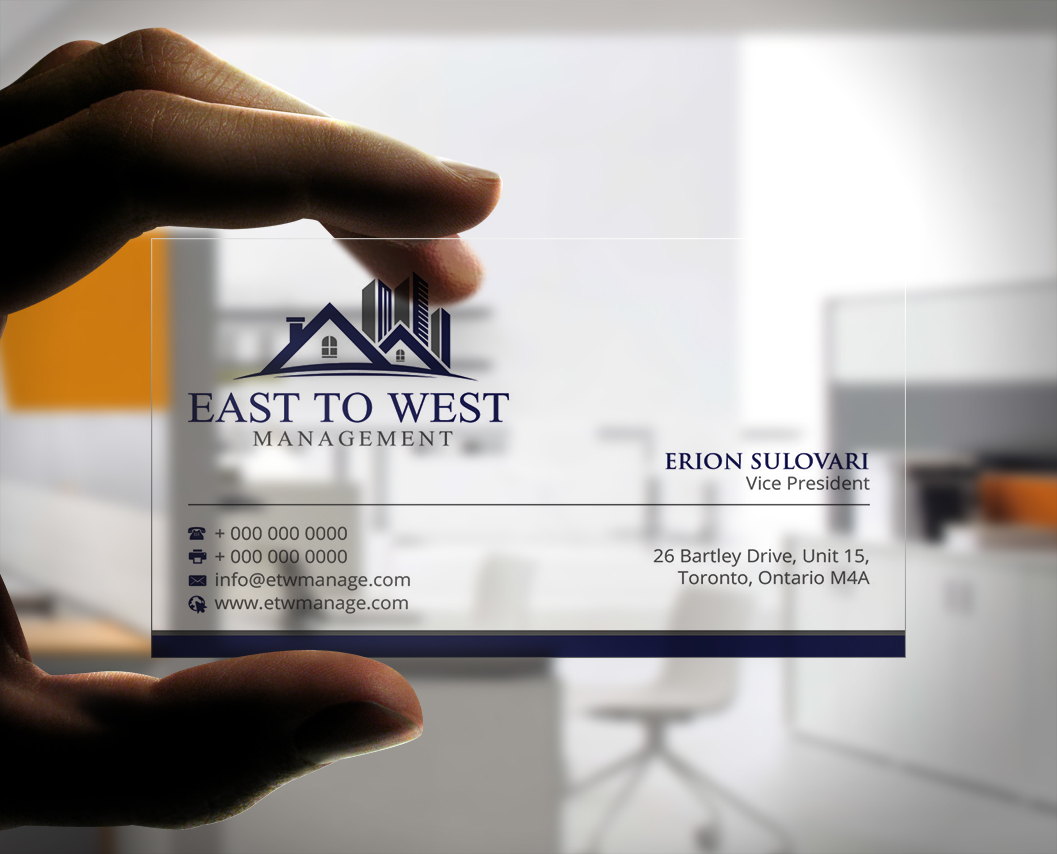Business Card Design by Stylez Designz for East to West Management, Inc. | Design #12148837