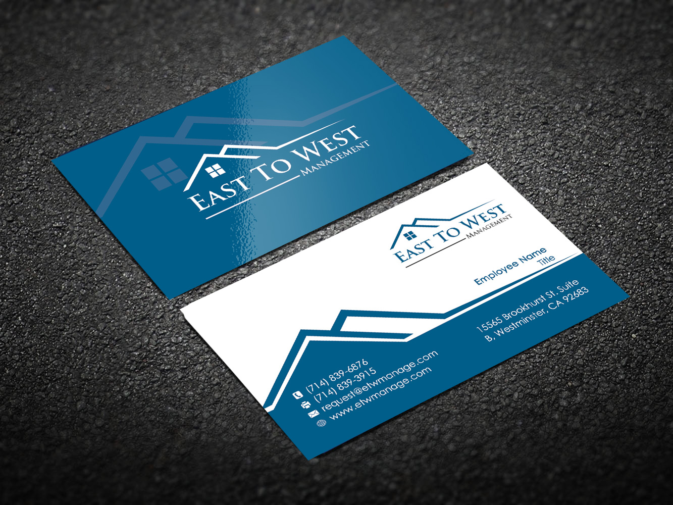 Design de Carte de Visite par Designs 2019 pour East to West Management, Inc. | Design #12080513