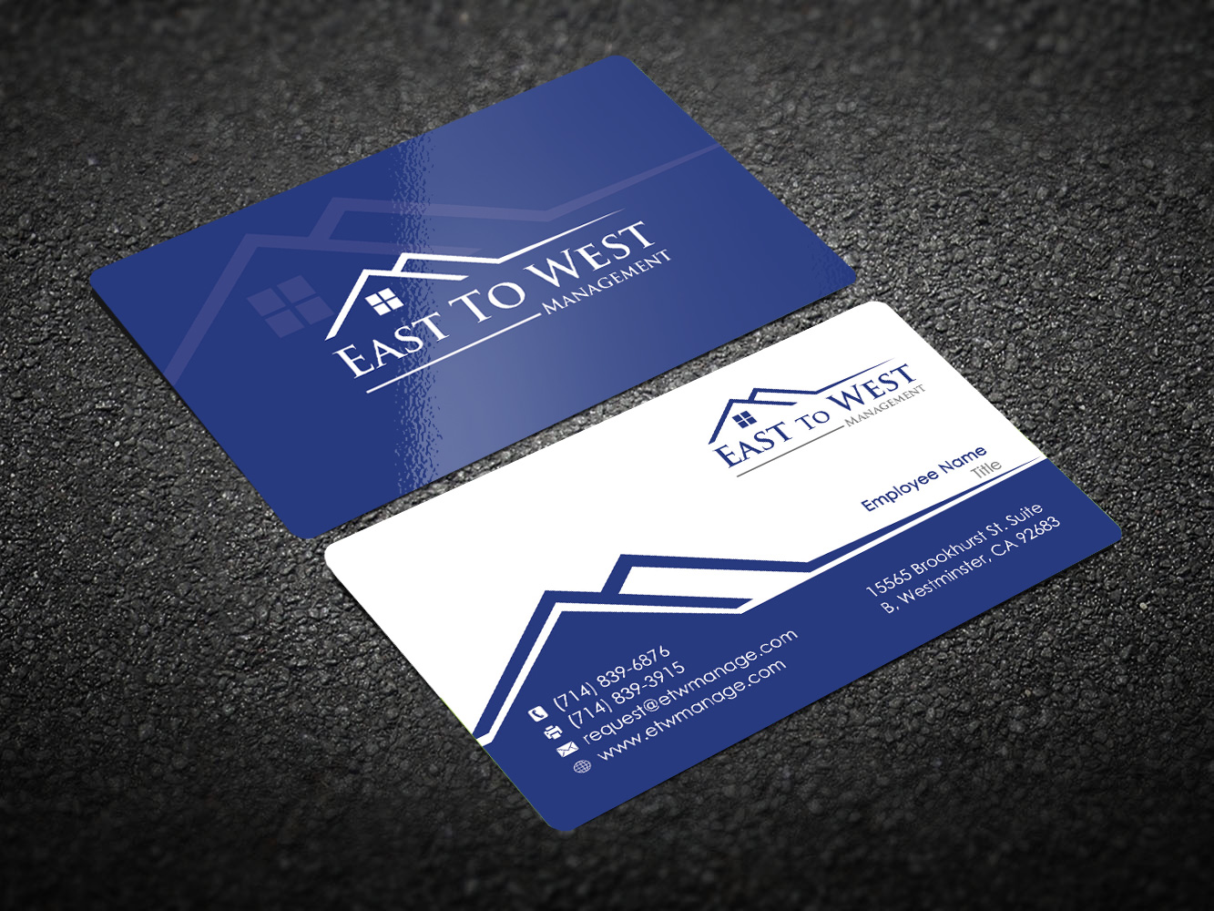 Design de Carte de Visite par Designs 2019 pour East to West Management, Inc. | Design : #12138872