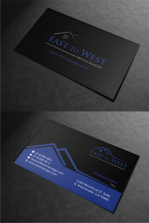 Design de Carte de Visite par Designs 2019 pour East to West Management, Inc. | Design : #12143707