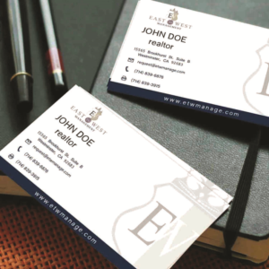Design de Carte de Visite par gitaugriffith pour East to West Management, Inc. | Design : #12107110