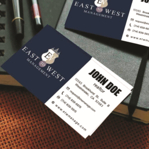 Design de Carte de Visite par gitaugriffith pour East to West Management, Inc. | Design : #12107119