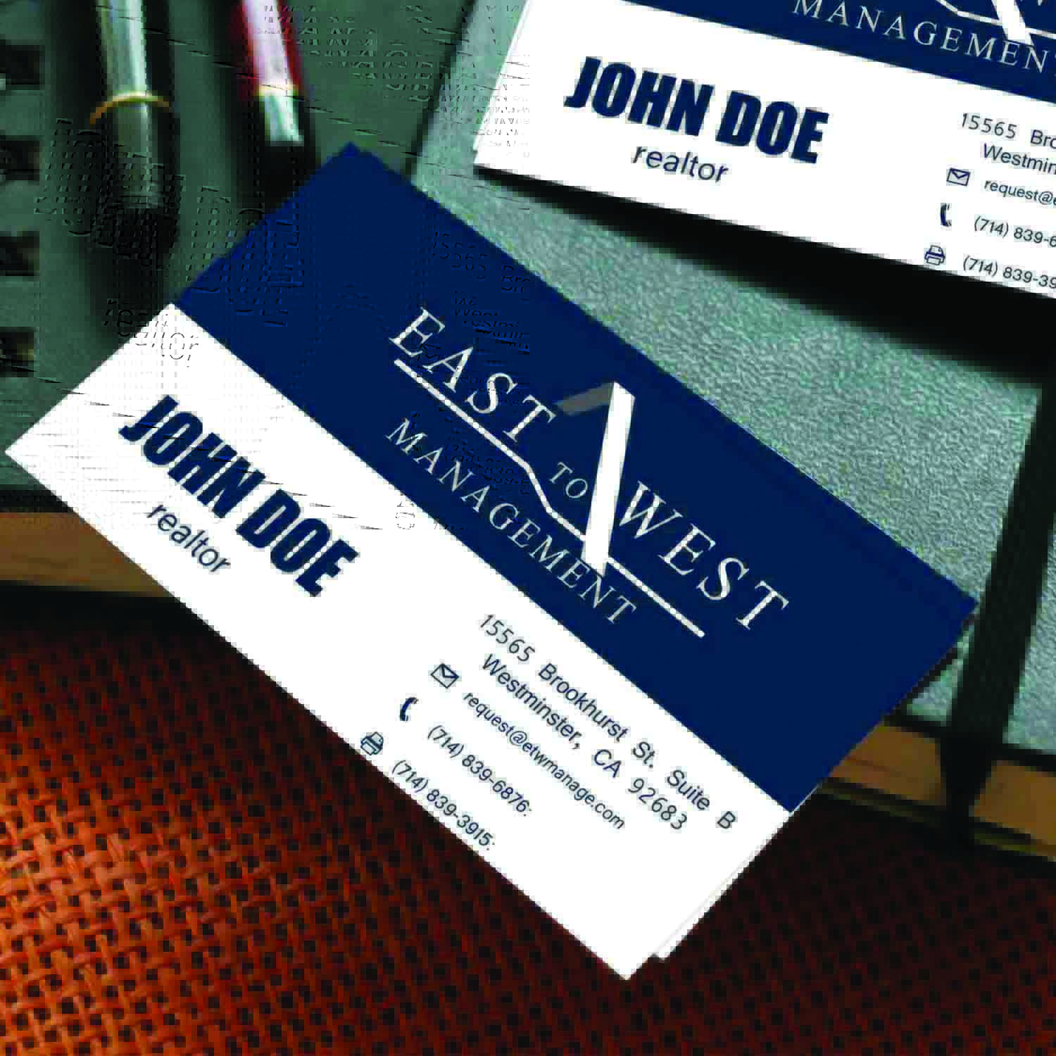 Business Card Design by gitaugriffith for East to West Management, Inc. | Design #12107142